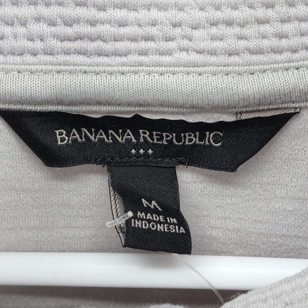 Banana Republic Women's High Neck Full Zip Textured Fabric Jacket - M - Picture 3 of 5
